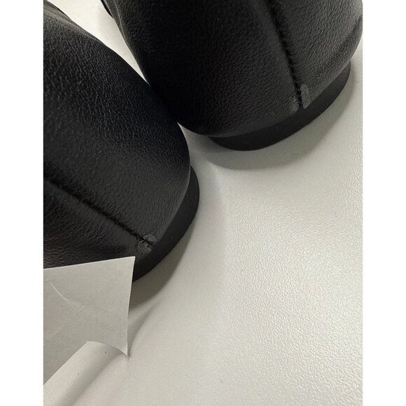 Empress Women's Black Leather Mary Jane Flats Size 39 Missing insoles - Picture 10 of 11